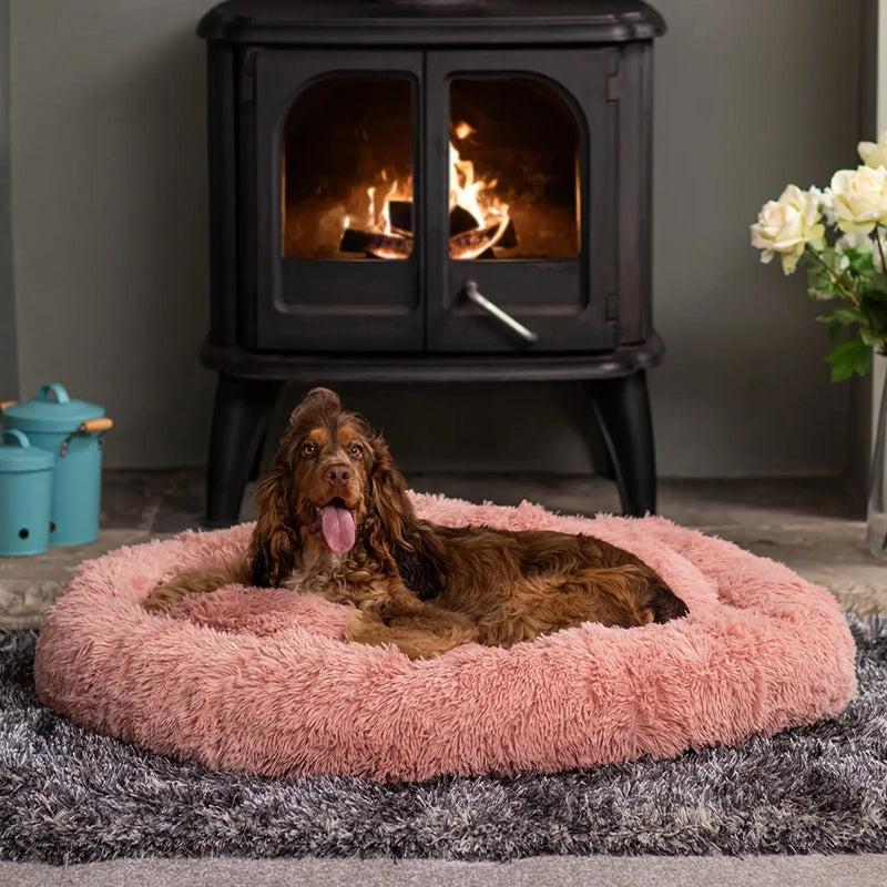 The Yanand Nest™ Calming Orthopedic - Calming Anti-Anxiety Pet Sofa Lounger, Washable for Small Large Dogs & Cats, Comfortable Memory  Mat