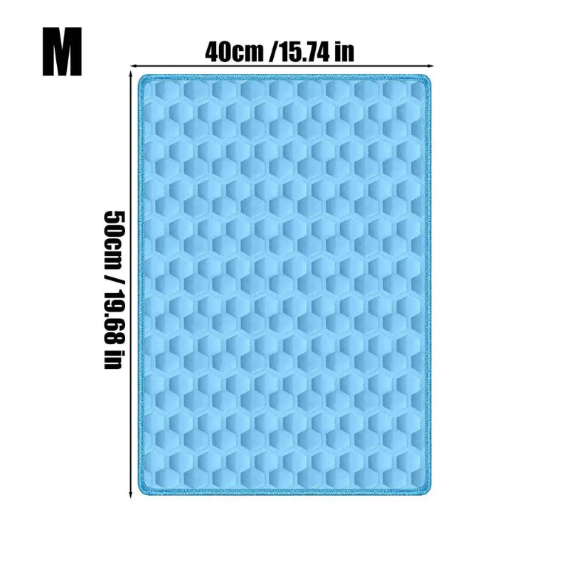 The Yanand HydroCool™ Pressure-Relief Mat. Instant temperature regulation for active dogs