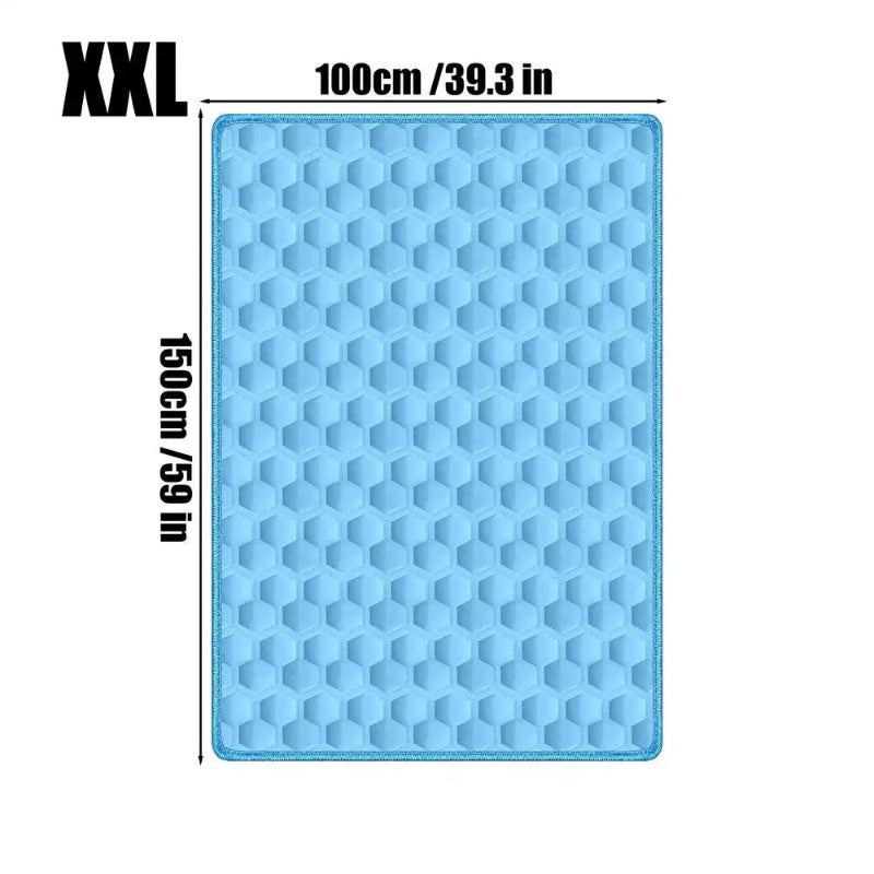 The Yanand HydroCool™ Pressure-Relief Mat. Instant temperature regulation for active dogs