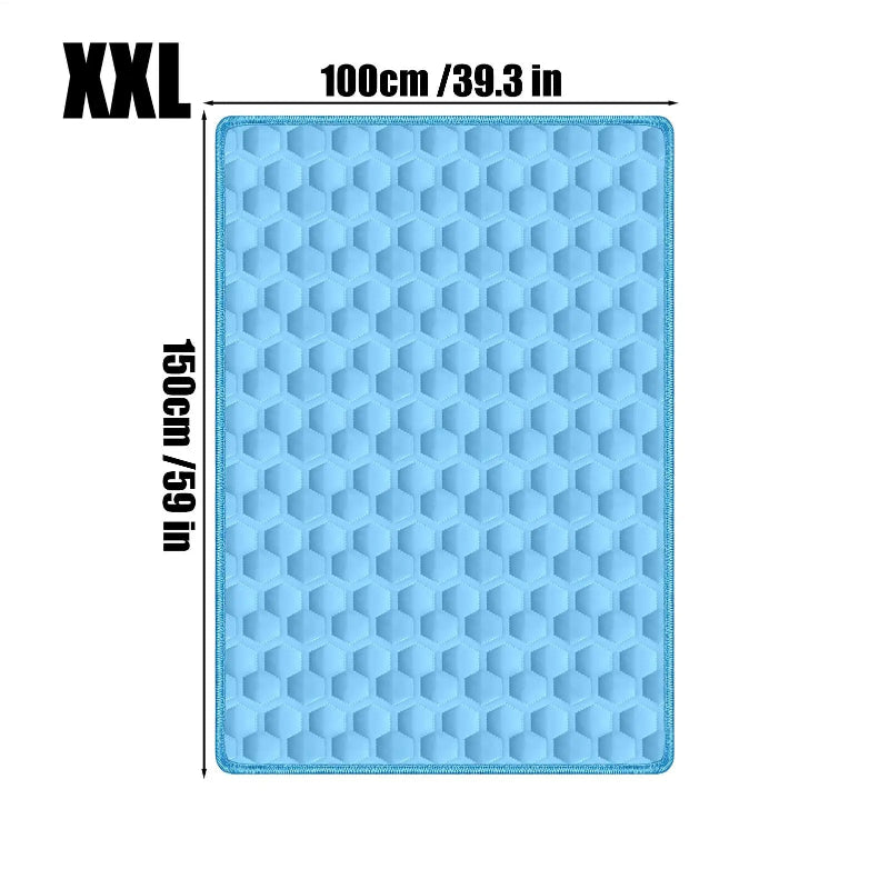 The Yanand HydroCool™ Pressure-Relief Mat. Instant temperature regulation for active dogs