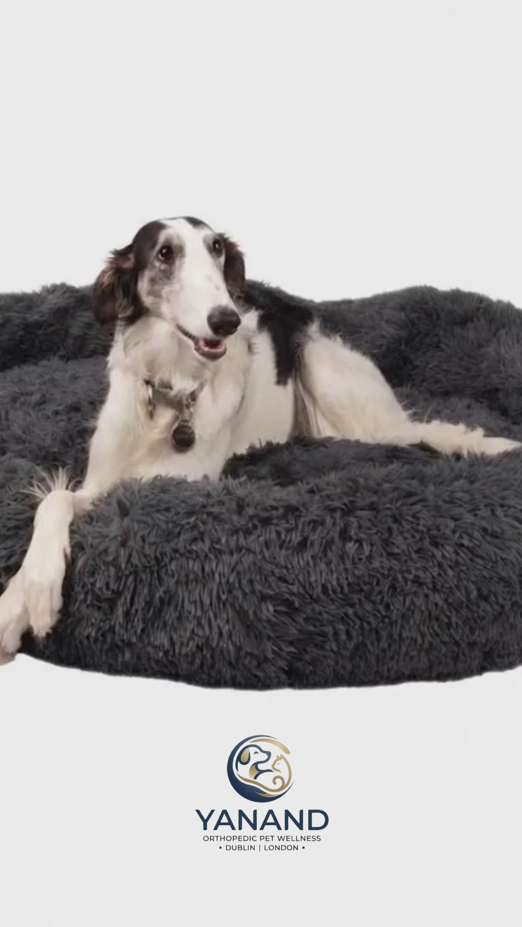 The Yanand Nest™ Calming Orthopedic - Calming Anti-Anxiety Pet Sofa Lounger, Washable for Small Large Dogs & Cats, Comfortable Memory  Mat